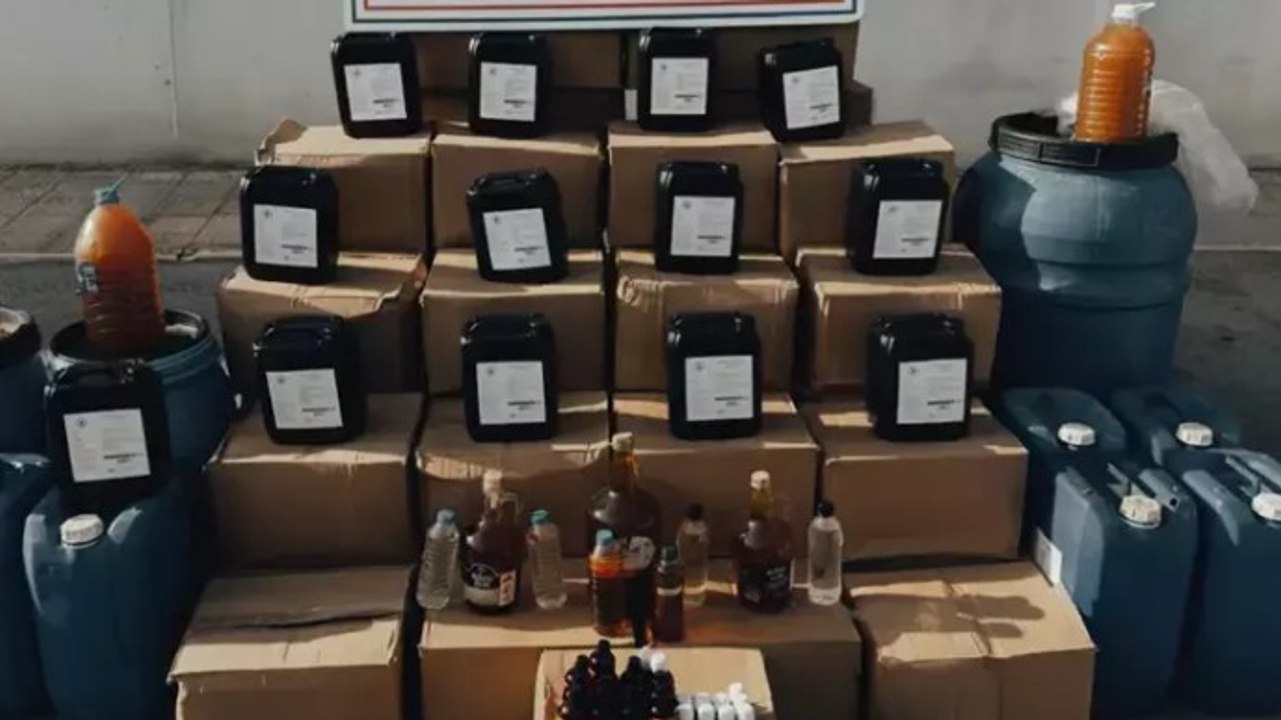 81 ilde sahte alkol operasyonu! 40 bin 388 litre sahte alkol ele geçirildi, 85 şüpheli yakalandı