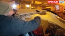 Ardahan'da Dondurucu Soğuklar Hayatı Durma Noktasına Getirdi