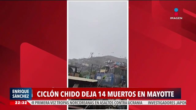 Ciclón Chido deja 14 muertos en Mayotte, Francia