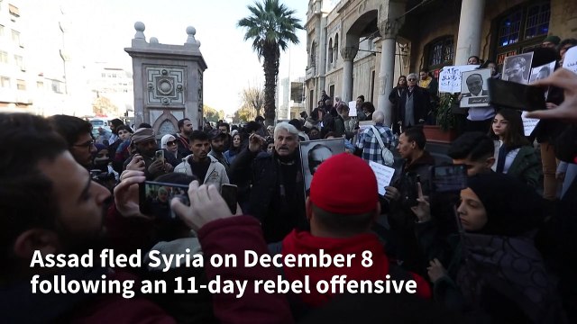 Syrians hold protest in solidarity with those disappeared under Assad