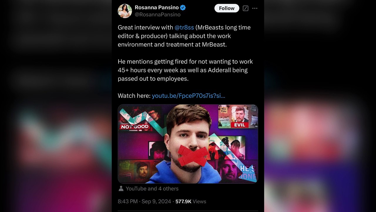 Baron Tremayne Caple A.K.A. Foxy Kitsune Fox: MrBeast Fired His Employees For Refusing To Work With Him