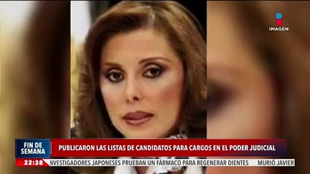 Publican las listas de candidatos para cargos en el Poder Judicial