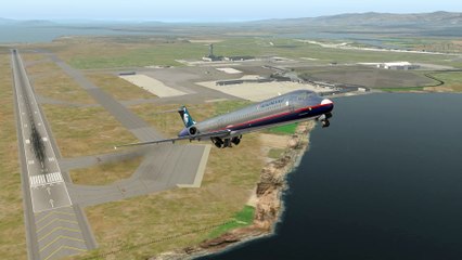 Picturesque Takeoff: Aeromexico MD-82 at Metropolitan Oakland International Airport (OAK), USA #flights #fly #flightlovers #Canada #USA #Japan  #aviation #flying #FlyingLovers #aviationlovers