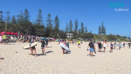 Second attempt at breaking paddle-out record | December 16, 2024 | Port Macquarie News