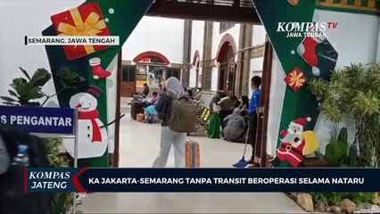 KA Jakarta-Semarang Tanpa Transit Beroperasi Selama Nataru