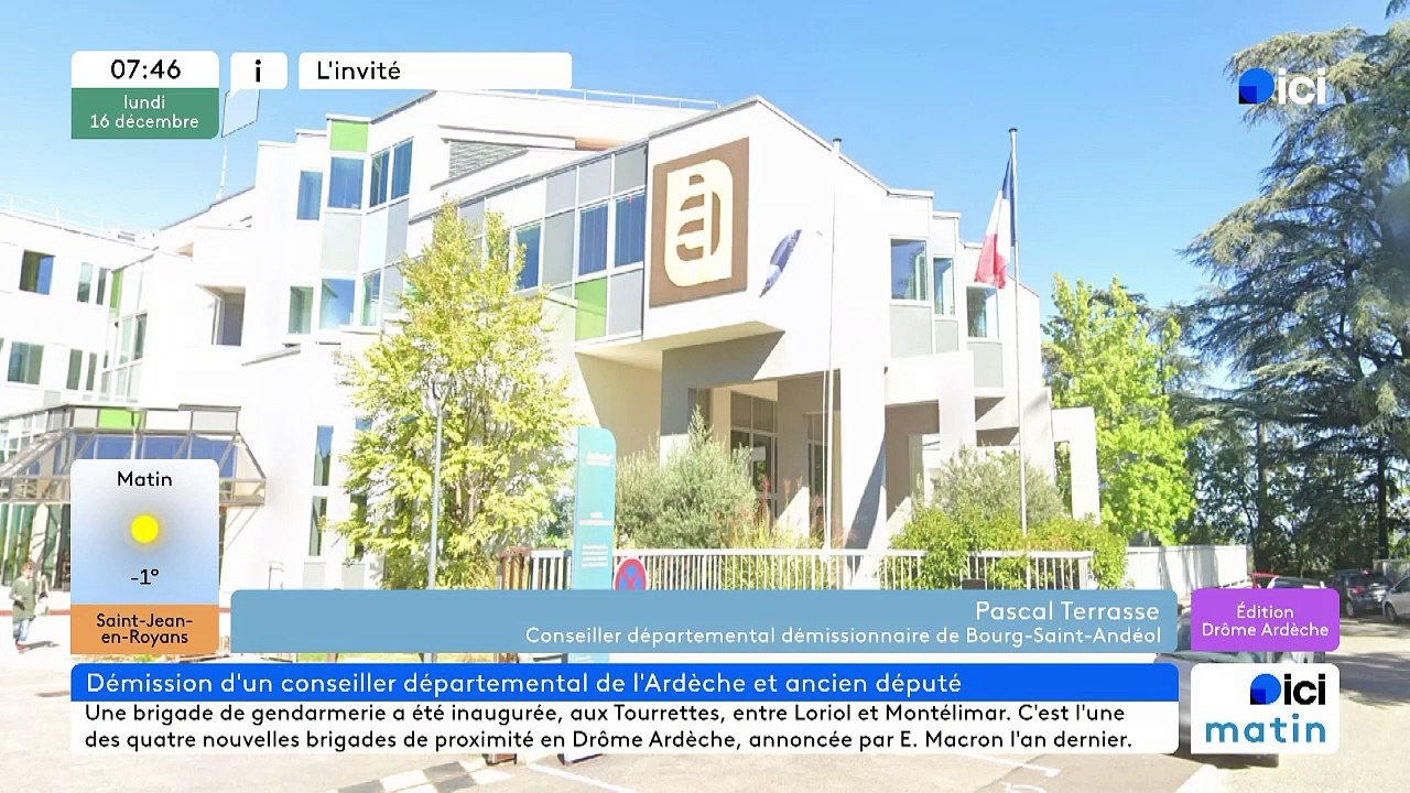 Invité France Bleu Drôme Ardèche : Pascal Terrasse