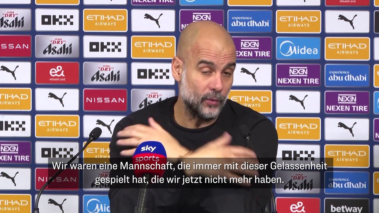 Guardiola komplett frustriert: 'Ich bin nicht gut genug'