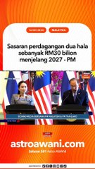 Sasaran perdagangan dua hala sebanyak RM30 bilion menjelang 2027 - PM