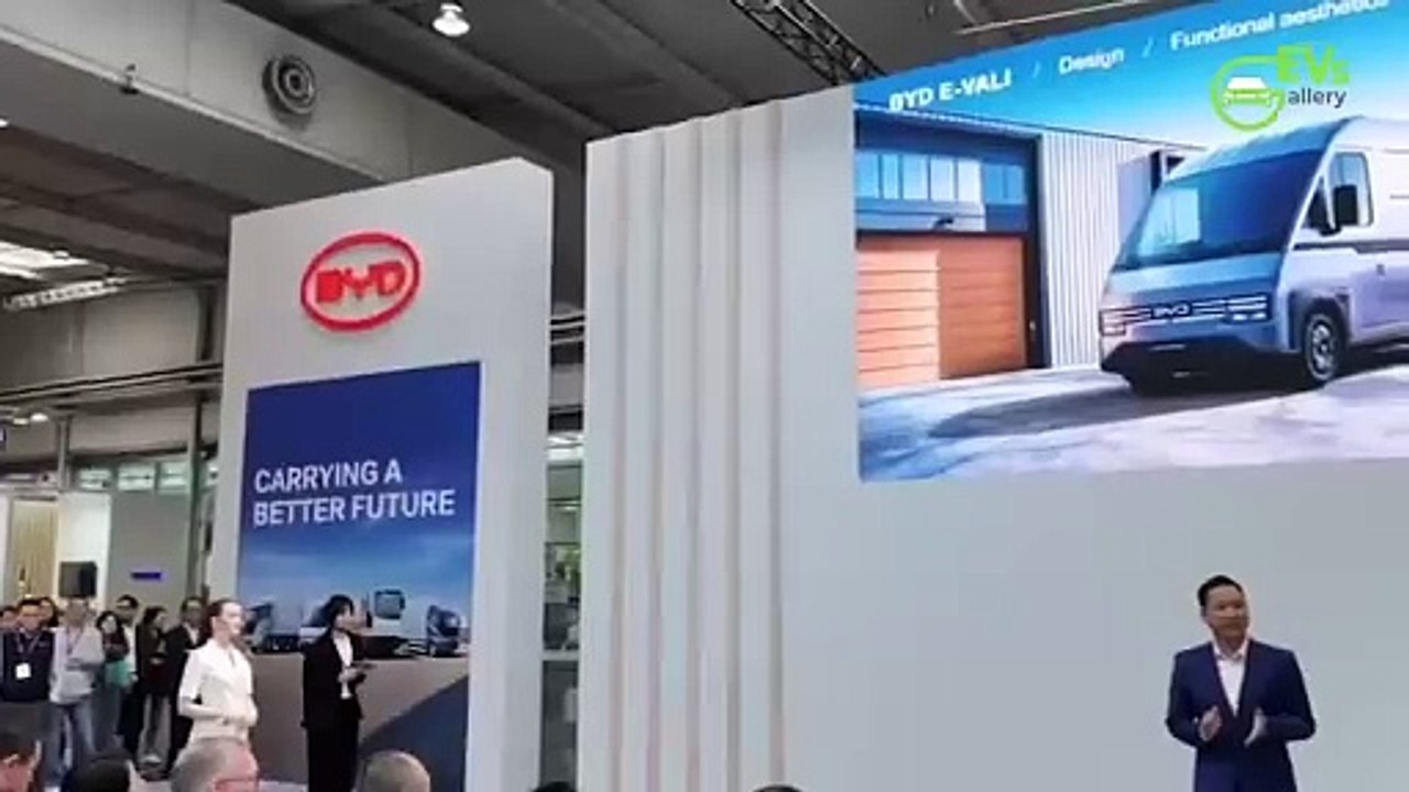 BYD Brings Its E-Vali Electric Delivery Van To Europe