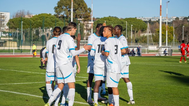 Gambardella I AS Cannes 1-4 OM : Les buts olympiens