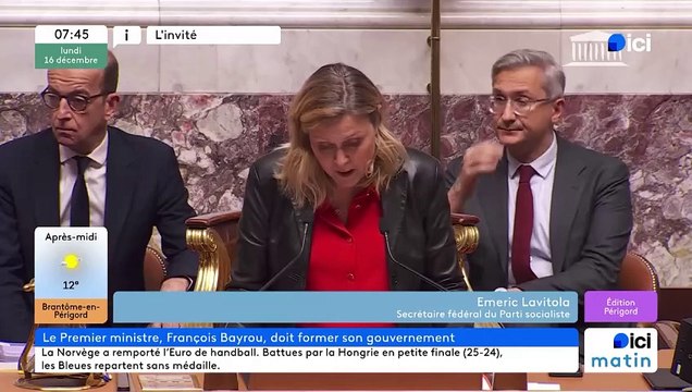 Emeric Lavitola, premier adjoint à la Mairie de Périgueux, invité d'ICI Matin