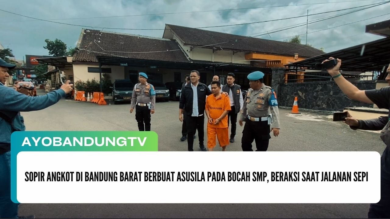 Sopir Angkot di Bandung Barat Berbuat Asusila pada Bocah SMP, Beraksi saat Jalanan Sepi