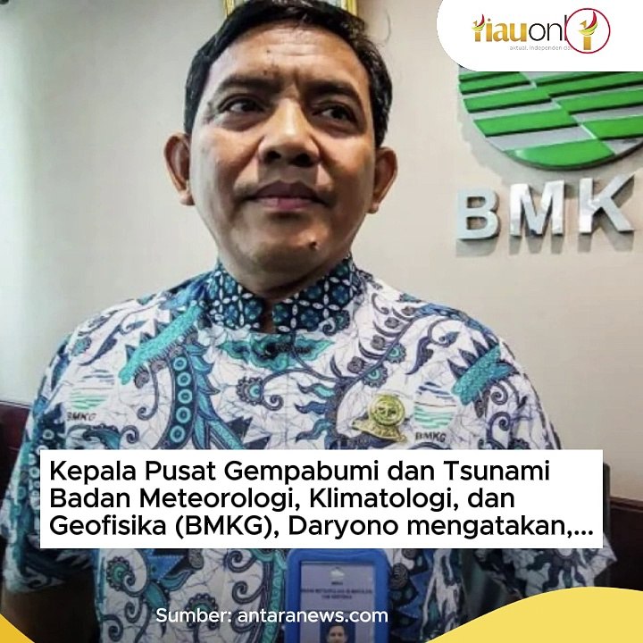 Hari Ini Gempa Guncang Barat Daya Pariaman Sumatera Barat Video