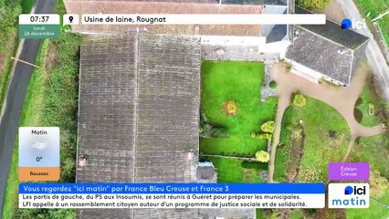 16/12/2024 - ICI Matin France Bleu Creuse en vidéo