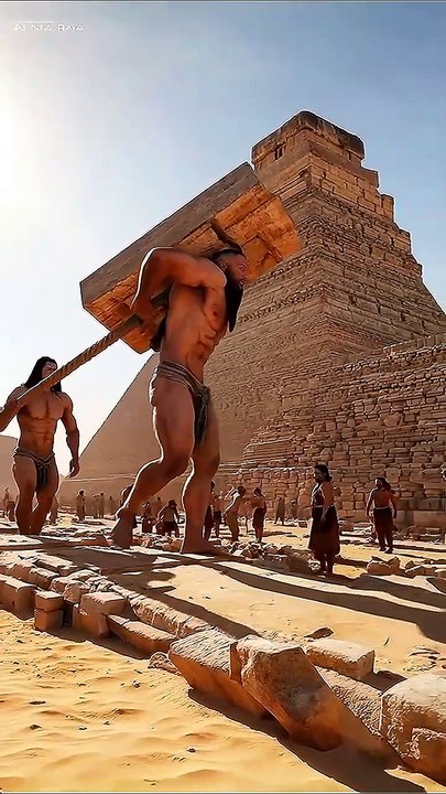 How the  pyramid were made