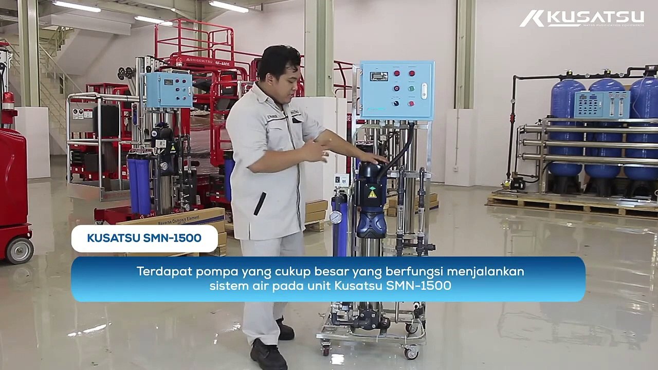 REVIEW MESIN PENJERNIH AIR KUSATSU INDUSTRIAL REVERSE OSMOSIS SYSTEM SMN-1500
