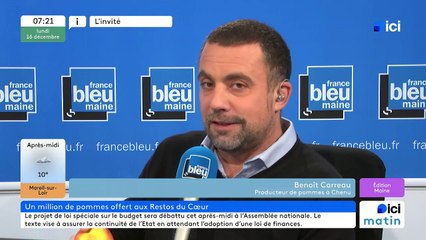 Un million de pommes pour les Restos du Coeur !