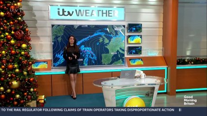Laura Tobin Weather forecast for the UK (16/12/2024)