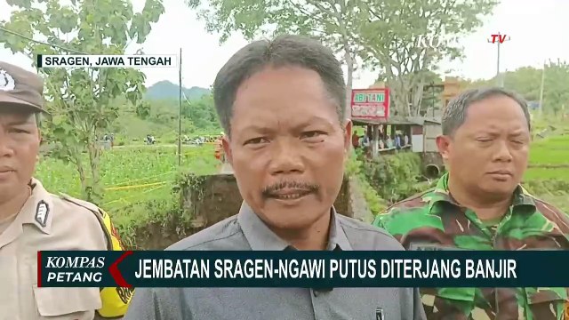 Jembatan Mondokan Ambrol Diterjang Banjir, Akses Jawa Tengah-Jawa Timur Lumpuh