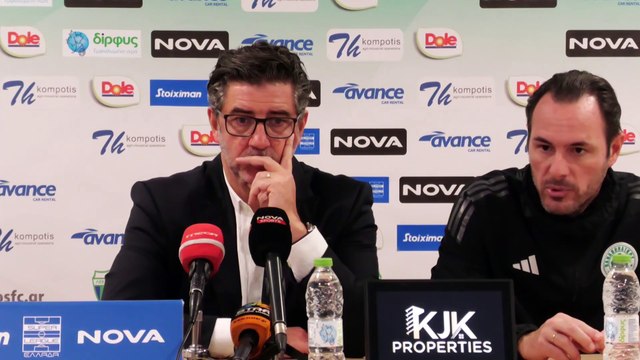 Λεβαδειακός - Παναθηναϊκός 0-1: Η συνέντευξη τύπου των προπονητών