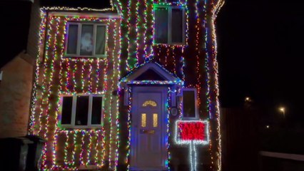 Christmas house lights in Gosport