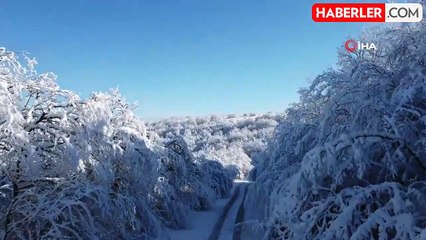 Karabük'te Kartpostallık Kar Manzaraları