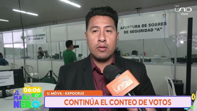 CONTINÚ EL CONTEO DE VOTOS