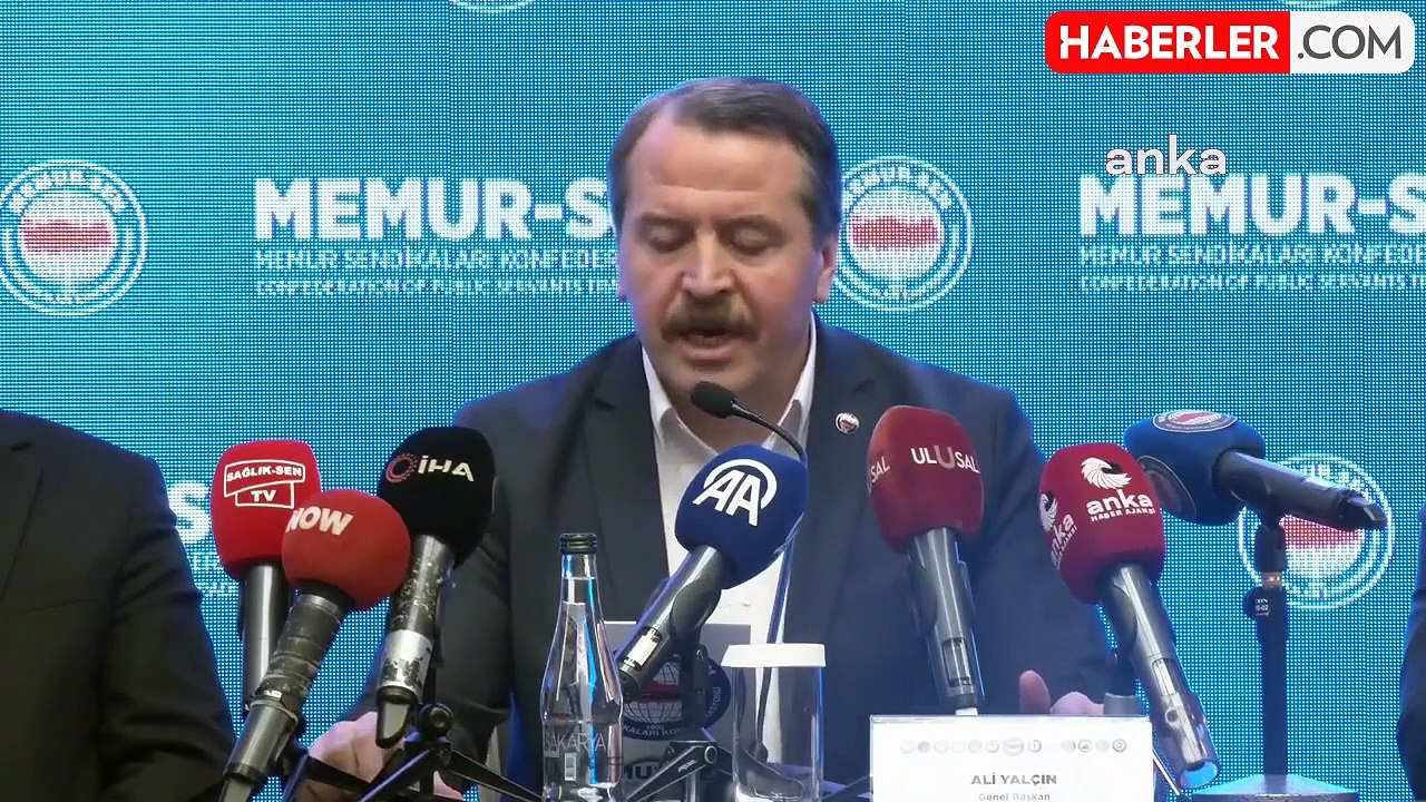 Memur- Sen Genel Başkanı Ali Yalçın: "Memur Maaşlarına Yüzde 15 Oranında Ek Zam Ocak Ayında Uygulanmalıdır"