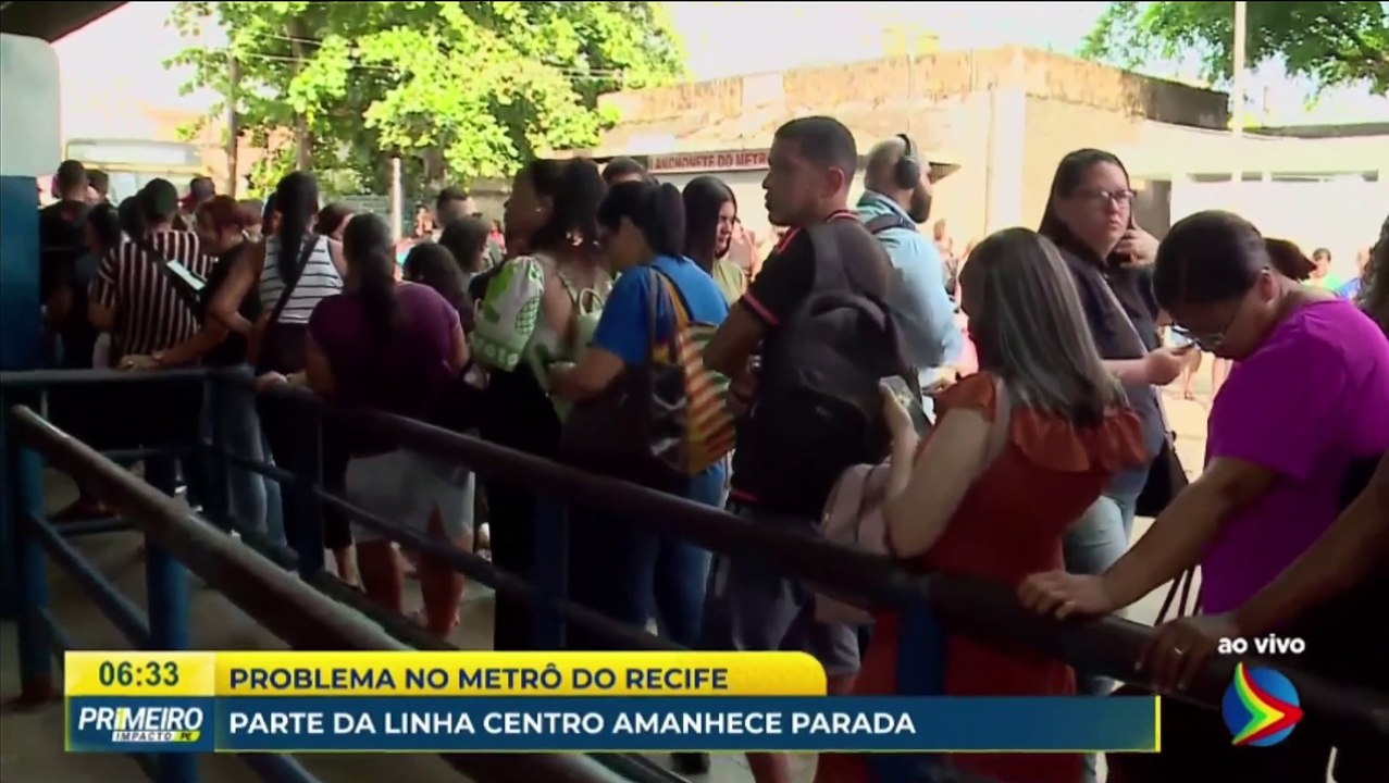 Parte da Linha Centro amanhece com problemas nesta segunda-feira (16)