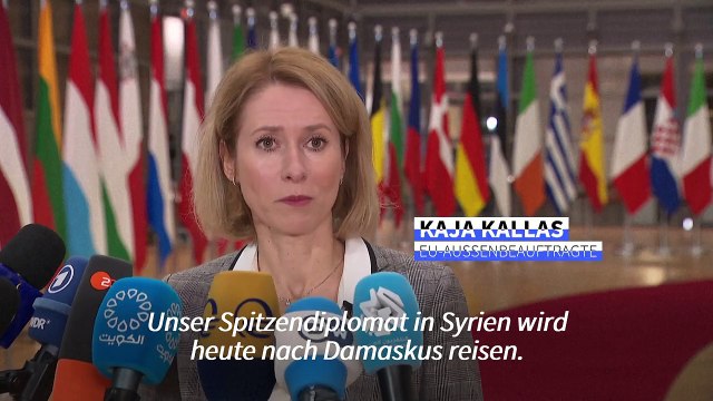 EU nimmt Kontakt zu neuer syrischer Führung auf