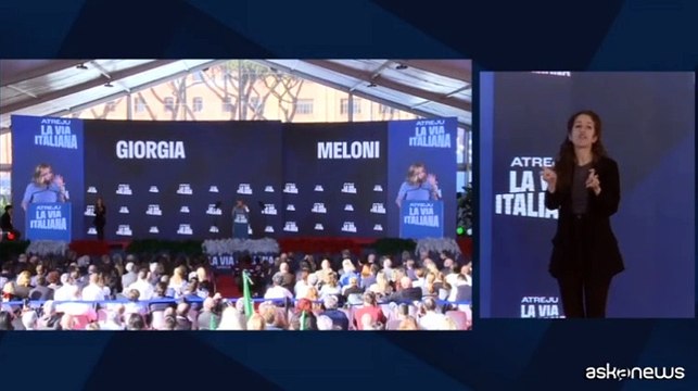 Da Schlein a Landini, Meloni conclude Atreju con attacchi a sinistra