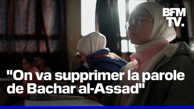En Syrie, première rentrée des classes dans un collège après la chute du régime de Bachar-al-Assad