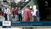 En Venezuela elección de jueces y juezas de paz registró masiva participación