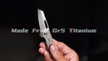 The NanoMax - Titanium EDC Pocket Knife with M390 Blade