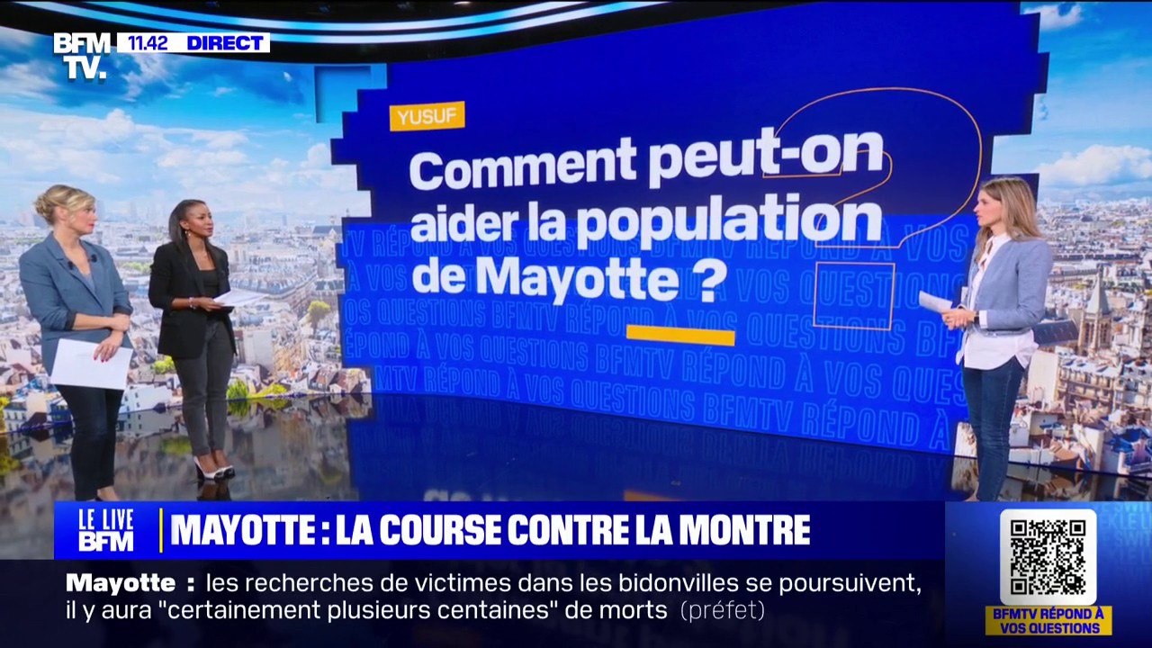 Comment peut-on aider la population de Mayotte touchée par le cyclone Chido? BFMTV répond à vos questions
