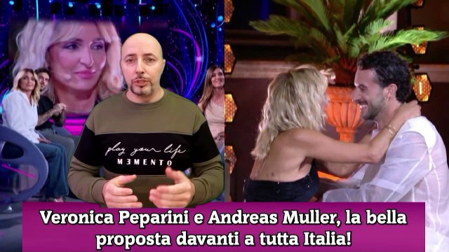Veronica Peparini e Andreas Muller, la bella proposta davanti a tutta Italia!