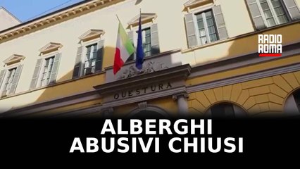 Alberghi abusivi chiusi, scarafaggi in alcuni locali