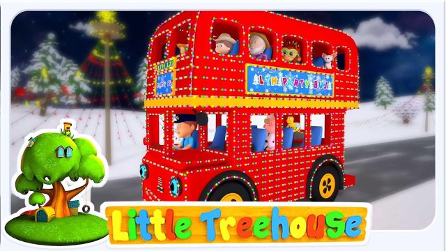 Christmas Wheels on the Bus, Xmas Song for Kids & Nursery Rhyme