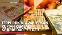 Terpuruk di Awal Pekan, Rupiah Kembali ke Rp16.000 per USD