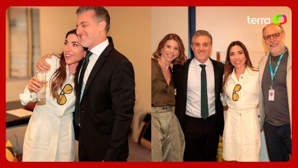 Patrícia Abravanel é ovacionada ao chegar na Globo para o 'Melhores do Ano'