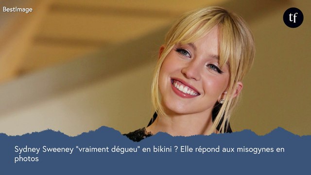 Sydney Sweeney vraiment dégueu en bikini ? Elle répond aux misogynes en photos