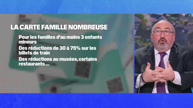 La carte Familles nombreuses est plus facile à obtenir, davantage d'enseignes accepteront la carte
