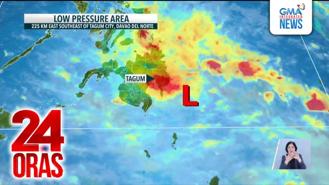 4 na weather systems ang nagpapa-ulan sa iba't ibang bahagi ng bansa; mataas ang tsansang maging bagyo ang LPA sa Mindanao | 24 Oras