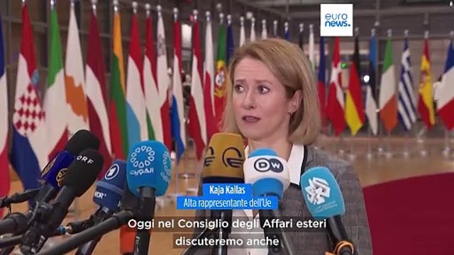 L'Ue fa il primo passo per entrare in contatto con i ribelli siriani, annuncia Kallas