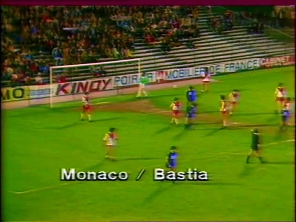 MONACO  - BASTIA  - 1981  -