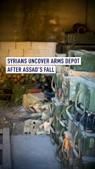 Syrians uncover arms depot after Assad’s fall