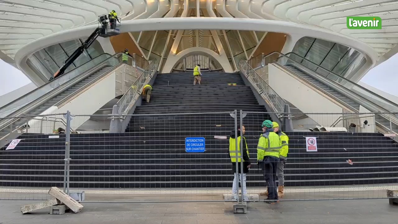 Dernière ligne droite avant l'ouverture de la gare de Mons ce mercredi