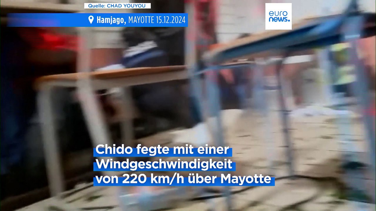 Bilder der Zerstörung: Möglicherweise Tausende Tote nach Zyklon 'Chido' auf Mayotte