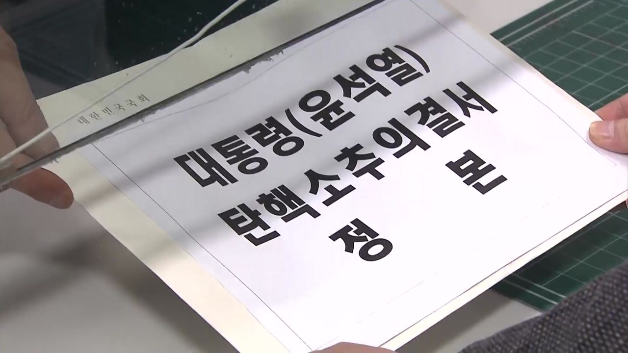민주 "윤 탄핵소추단 구성 완료...민주 9명·혁신 1명·개혁신당 1명" / YTN