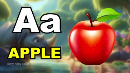 A for apple, abcd song, kids rhymes